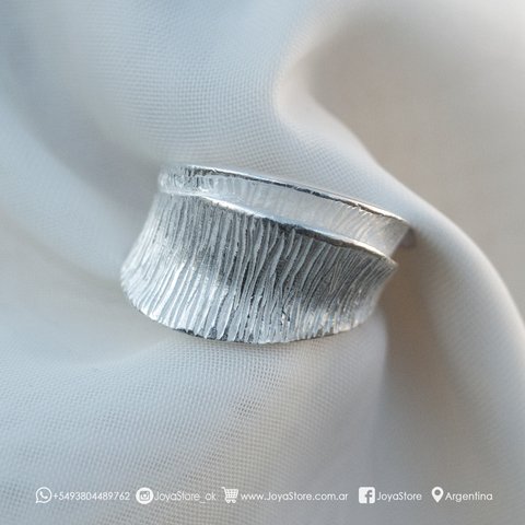 anillo de plata maciso