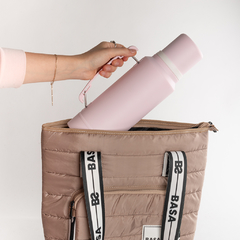 TOTE PUFFY CHAMPAGNE - tienda online