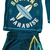 Conjunto Infantil Praia Camiseta Manga Longa e Sunga Verde Pranchas - Tico Pantufas | Roupas para Bebês