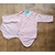 body transpassado enxoval bebê menina rosa kimono 