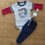 roupa para bebê menino enxoval body saruel futebol