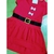 vestido natal mamãe noel menina vermelho