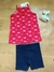 conjunto regata vestido short bebê menina 2 malwee