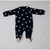 Macacão Pijama Soft Azul Marinho com Coração Antiderrapante - loja online