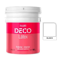 Deco Latex Exterior-Interior Blanco x 10 lts.