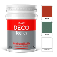 Membrana Líquida Impermeabilizante Deco Techos X 20 Kgs. - comprar online