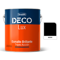 Deco Lux Esmalte Sintetico Brillante Negro x 4 lts