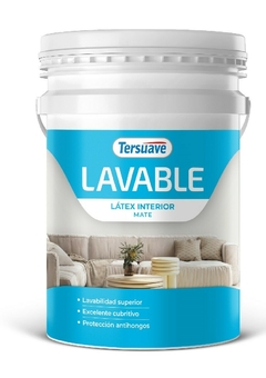 Tersuave Latex Lavable Mate Blanco 20lts. - comprar online