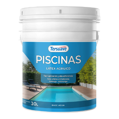 Piscinas Base Acuosa Mate x 10 lts