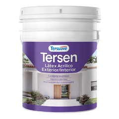 Tersen Látex Acrilico Exterior Interior Mate x 10L.