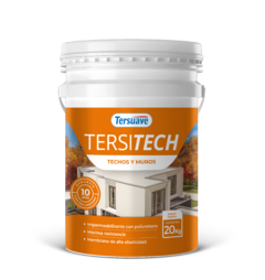 Impermeabilizante Tersitech Techos Y Muros x 20 Kgs.