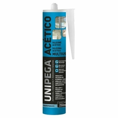 Unipega Sellador Silicona Acetica Multiusos 250g