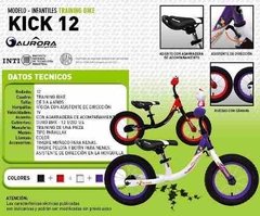Camicleta/bicicleta Nena /nene Kick Aurora R12 en internet