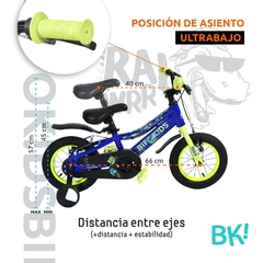 Bicicleta Rdo 12 Dino para Nene Frenos v-brake - comprar online