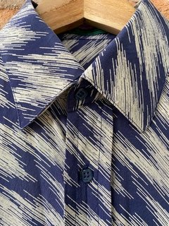 Camisa Riscas Azuis - loja online