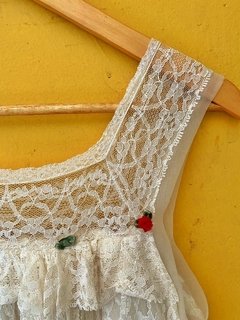 Vestido Renda Branco - Casa dos Achados