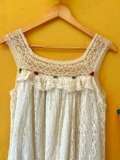 Vestido Renda Branco na internet