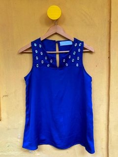 Blusa Azul - Carlota Costa