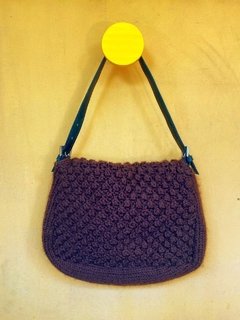 Bolsa Crochê Marrom - comprar online