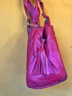 Bolsa Couro Pink - comprar online