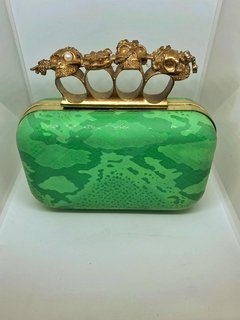 Clutch Verde Caveiras