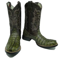 Bota Country Goyazes de jacaré musgo - comprar online