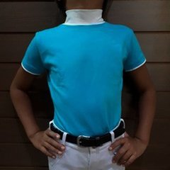blusa de prova infantil de hipismo, camisa de prova infantil feminina de hipismo
