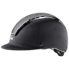 capacete uvex star shine, capacete com strass, capacete com regulagem, capacete de equitação