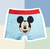 Cueca box Mickey azul