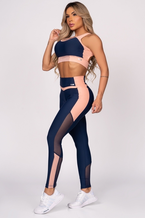 Calça legging equilibrium laranja