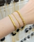 Pulseira snake lisa folheada em ouro 18k - comprar online