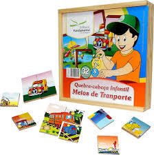 Quebra Cabeça Infantil - Meios De Transportes