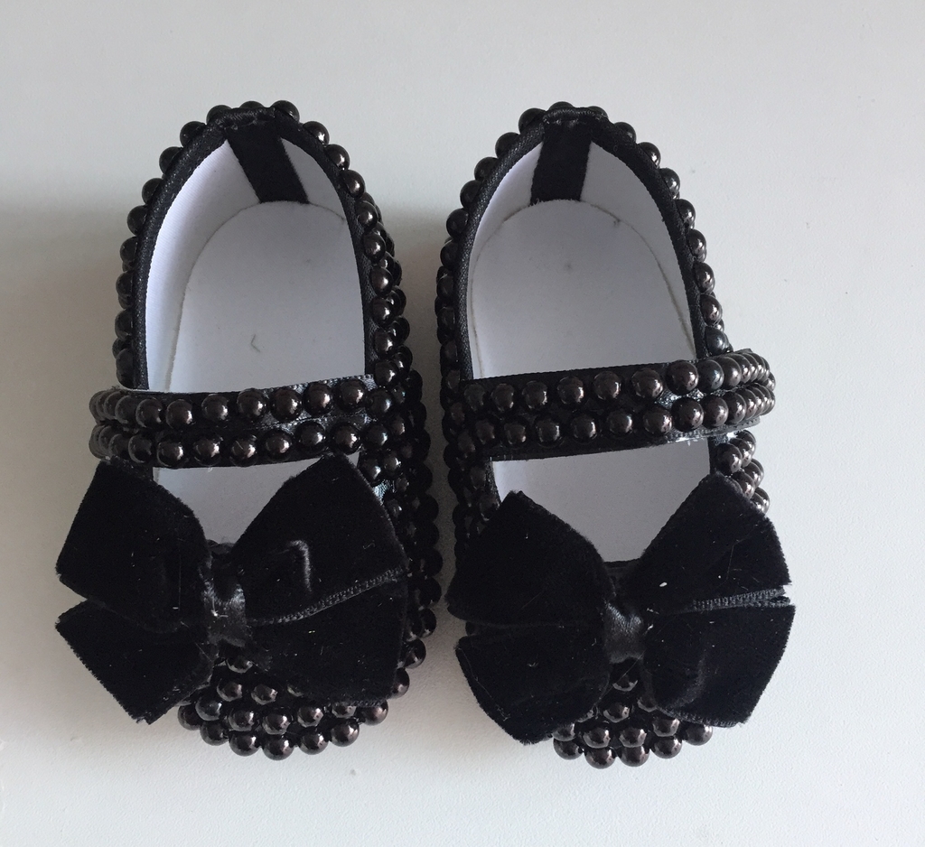 Sapatinho de bebe store preto