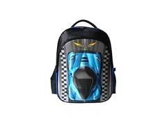 Mochila Escolar Speed Car Azul Santino Menino