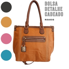 Bolsa Feminina Aphrodite By Elizabeth Importada Cadeado Moderna