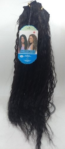 Aplique Cabelo Orgânico Diversos 2 Telas 55cm 200gr