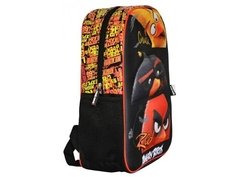 Mochila De Costa Preto Infantil Angry Birds Em 3d Menino - comprar online