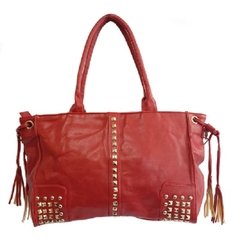 Bolsas Femininas Com Tachas E Franjinhas Material Sintético - comprar online