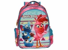 Mochila De Costa Infantil Em 3d Angry Birds Meninas Rosa