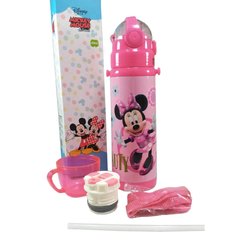 Garrafa Térmica Infantil Minie Escolar Bebida Quente Gelado 500ml - comprar online