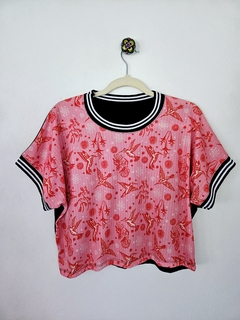 Remeras Crop con puño tejido - tienda online