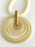 Colar Espiral do Tempo Lã e Crina Ruana Dourado - comprar online