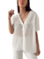 Blusa Broderie con Botones