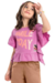 BLUSINHA INFANTIL MENINA "SMILE TODAY"