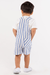 JARDINEIRA INFANTIL BABY MASCULINO SARJA LISTRADA PASSANTES - comprar online