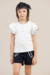 BLUSINHA INFANTIL MENINA COM DETALHES MANGA