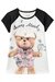 BLUSA MANGA CURTA COM ESTAMPA URSO - comprar online