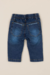 CALÇA JEANS BABY MENINO COM ELÁSTICO NA CINTURA - comprar online