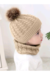 GORRO MARROM COM POMPOM - comprar online