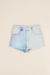 SHORT JEANS INFANTIL MENINA DOUBLE COLLORS - Aquarela Moda Infantil - Moda e Conforto